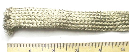 10 FEET 1/2 BRAIDED GROUND STRAP GROUNDING Tinned Copper Flat Braid MADE IN USA 